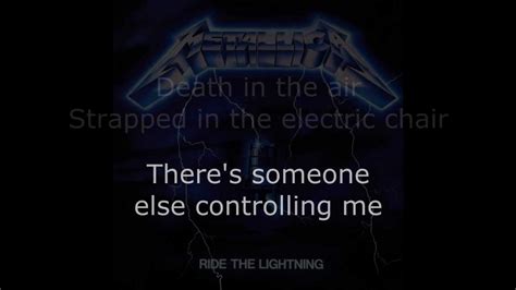 the ride lyrics|lyrics ride the lightning metallica.